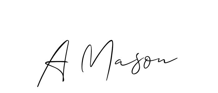 Make a beautiful signature design for name A Mason. Use this online signature maker to create a handwritten signature for free. A Mason signature style 2 images and pictures png