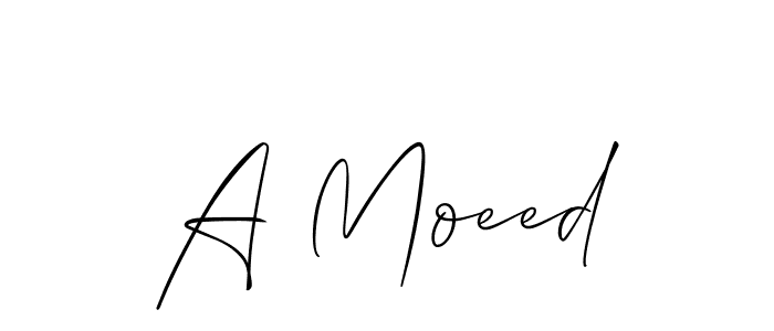 Here are the top 10 professional signature styles for the name A Moeed. These are the best autograph styles you can use for your name. A Moeed signature style 2 images and pictures png
