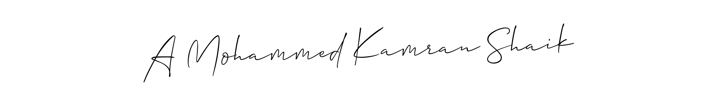 Make a beautiful signature design for name A Mohammed Kamran Shaik. Use this online signature maker to create a handwritten signature for free. A Mohammed Kamran Shaik signature style 2 images and pictures png