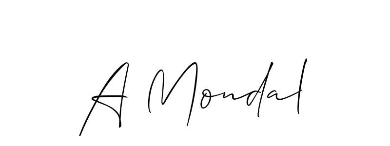 This is the best signature style for the A Mondal name. Also you like these signature font (Allison_Script). Mix name signature. A Mondal signature style 2 images and pictures png