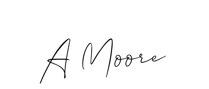 Similarly Allison_Script is the best handwritten signature design. Signature creator online .You can use it as an online autograph creator for name A Moore. A Moore signature style 2 images and pictures png