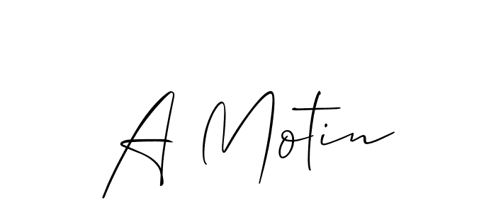 Check out images of Autograph of A Motin name. Actor A Motin Signature Style. Allison_Script is a professional sign style online. A Motin signature style 2 images and pictures png