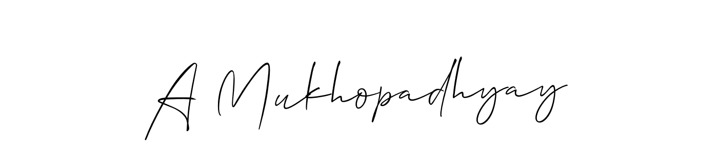 Similarly Allison_Script is the best handwritten signature design. Signature creator online .You can use it as an online autograph creator for name A Mukhopadhyay. A Mukhopadhyay signature style 2 images and pictures png