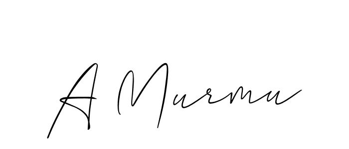 Make a beautiful signature design for name A Murmu. Use this online signature maker to create a handwritten signature for free. A Murmu signature style 2 images and pictures png