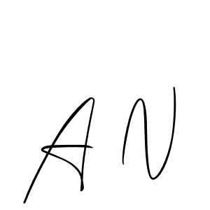 This is the best signature style for the A N name. Also you like these signature font (Allison_Script). Mix name signature. A N signature style 2 images and pictures png