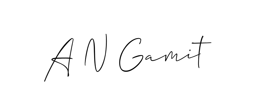 Once you've used our free online signature maker to create your best signature Allison_Script style, it's time to enjoy all of the benefits that A N Gamit name signing documents. A N Gamit signature style 2 images and pictures png