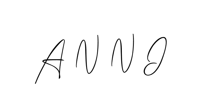 This is the best signature style for the A N N I name. Also you like these signature font (Allison_Script). Mix name signature. A N N I signature style 2 images and pictures png