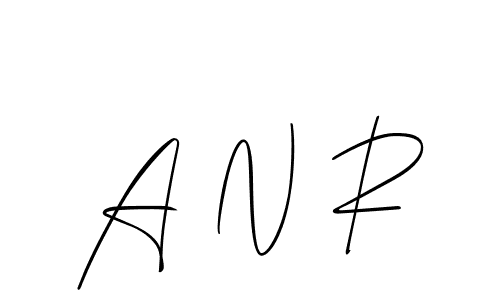 Make a beautiful signature design for name A N R. Use this online signature maker to create a handwritten signature for free. A N R signature style 2 images and pictures png