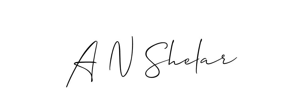 Best and Professional Signature Style for A N Shelar. Allison_Script Best Signature Style Collection. A N Shelar signature style 2 images and pictures png