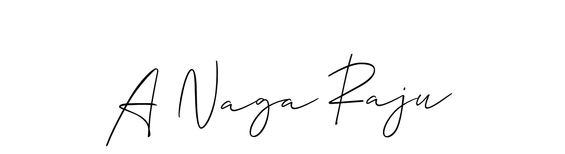 Best and Professional Signature Style for A Naga Raju. Allison_Script Best Signature Style Collection. A Naga Raju signature style 2 images and pictures png