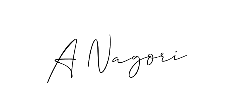 Once you've used our free online signature maker to create your best signature Allison_Script style, it's time to enjoy all of the benefits that A Nagori name signing documents. A Nagori signature style 2 images and pictures png
