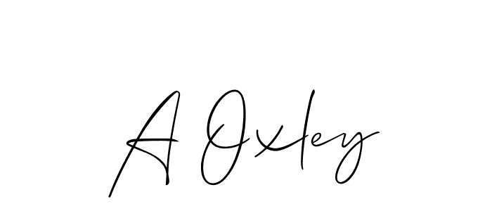 Similarly Allison_Script is the best handwritten signature design. Signature creator online .You can use it as an online autograph creator for name A Oxley. A Oxley signature style 2 images and pictures png