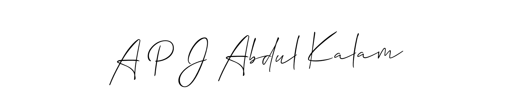 It looks lik you need a new signature style for name A P J Abdul Kalam. Design unique handwritten (Allison_Script) signature with our free signature maker in just a few clicks. A P J Abdul Kalam signature style 2 images and pictures png