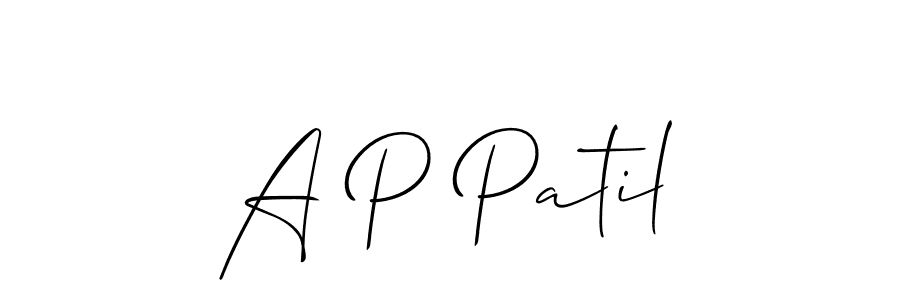 Make a short A P Patil signature style. Manage your documents anywhere anytime using Allison_Script. Create and add eSignatures, submit forms, share and send files easily. A P Patil signature style 2 images and pictures png