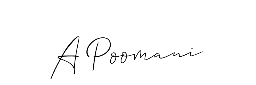 You can use this online signature creator to create a handwritten signature for the name A Poomani. This is the best online autograph maker. A Poomani signature style 2 images and pictures png