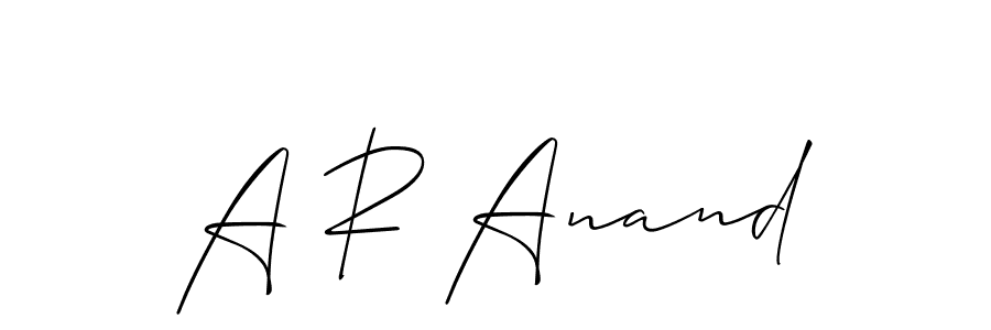 You can use this online signature creator to create a handwritten signature for the name A R Anand. This is the best online autograph maker. A R Anand signature style 2 images and pictures png