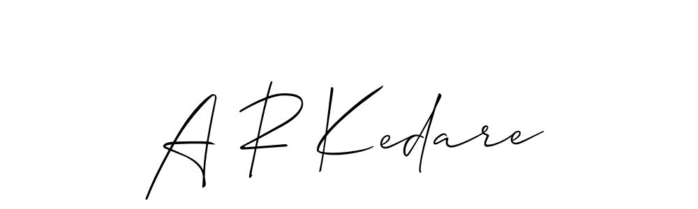 This is the best signature style for the A R Kedare name. Also you like these signature font (Allison_Script). Mix name signature. A R Kedare signature style 2 images and pictures png