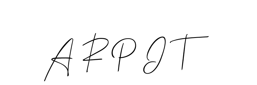 How to Draw A R P I T signature style? Allison_Script is a latest design signature styles for name A R P I T. A R P I T signature style 2 images and pictures png