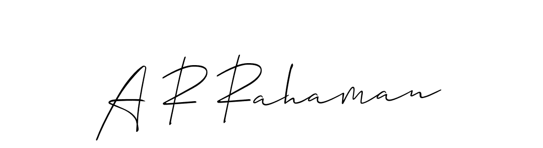 Once you've used our free online signature maker to create your best signature Allison_Script style, it's time to enjoy all of the benefits that A R Rahaman name signing documents. A R Rahaman signature style 2 images and pictures png