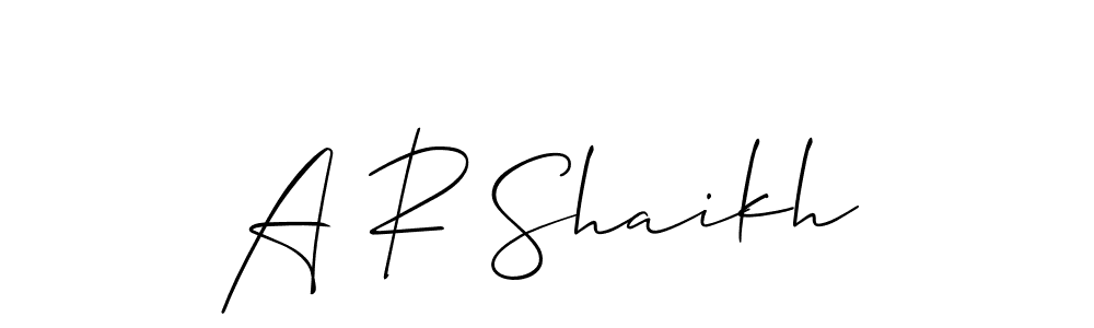 Best and Professional Signature Style for A R Shaikh. Allison_Script Best Signature Style Collection. A R Shaikh signature style 2 images and pictures png