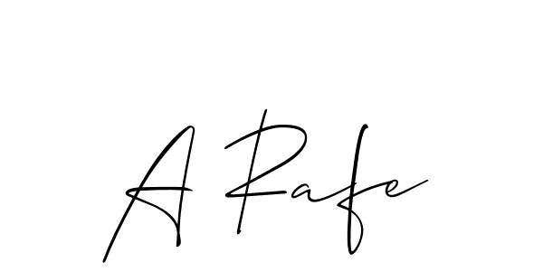 if you are searching for the best signature style for your name A Rafe. so please give up your signature search. here we have designed multiple signature styles  using Allison_Script. A Rafe signature style 2 images and pictures png