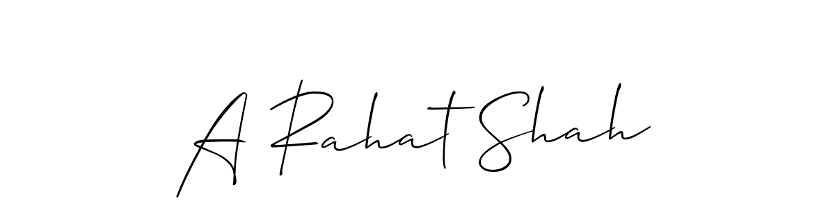 Once you've used our free online signature maker to create your best signature Allison_Script style, it's time to enjoy all of the benefits that A Rahat Shah name signing documents. A Rahat Shah signature style 2 images and pictures png