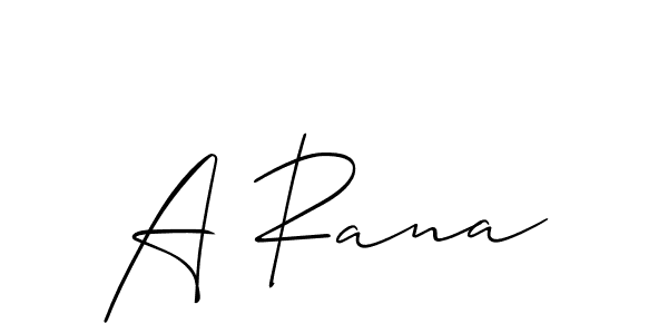 How to Draw A Rana signature style? Allison_Script is a latest design signature styles for name A Rana. A Rana signature style 2 images and pictures png