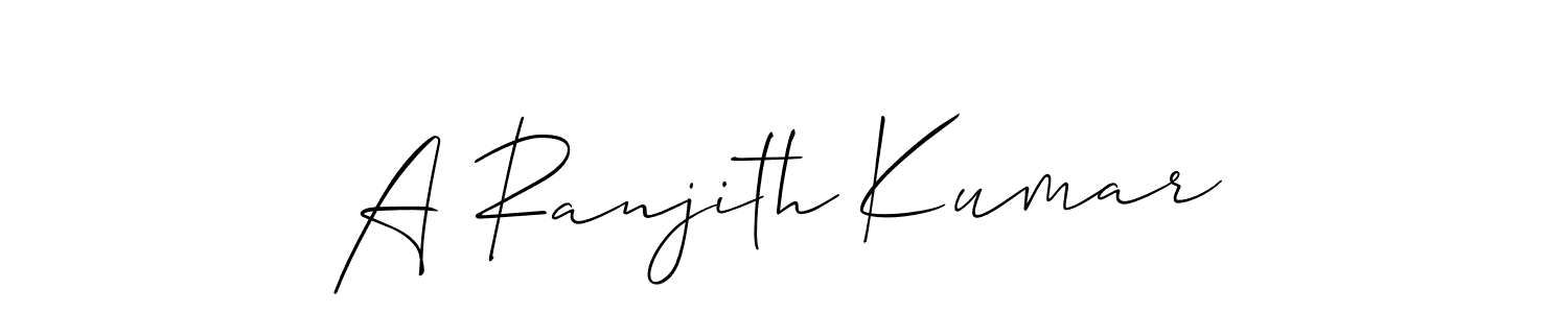 Here are the top 10 professional signature styles for the name A Ranjith Kumar. These are the best autograph styles you can use for your name. A Ranjith Kumar signature style 2 images and pictures png