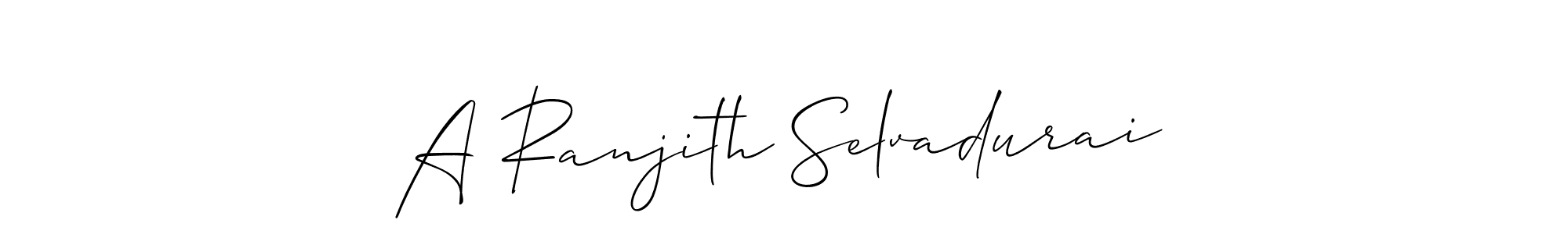 Check out images of Autograph of A Ranjith Selvadurai name. Actor A Ranjith Selvadurai Signature Style. Allison_Script is a professional sign style online. A Ranjith Selvadurai signature style 2 images and pictures png