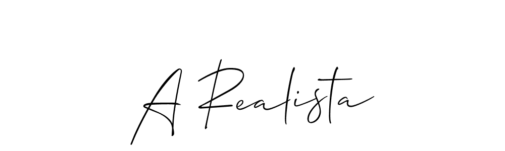 Make a beautiful signature design for name A Realista. Use this online signature maker to create a handwritten signature for free. A Realista signature style 2 images and pictures png