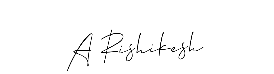 Allison_Script is a professional signature style that is perfect for those who want to add a touch of class to their signature. It is also a great choice for those who want to make their signature more unique. Get A Rishikesh name to fancy signature for free. A Rishikesh signature style 2 images and pictures png