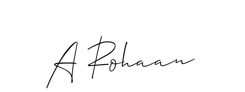 This is the best signature style for the A Rohaan name. Also you like these signature font (Allison_Script). Mix name signature. A Rohaan signature style 2 images and pictures png