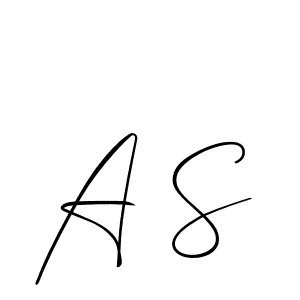 Create a beautiful signature design for name A S. With this signature (Allison_Script) fonts, you can make a handwritten signature for free. A S signature style 2 images and pictures png