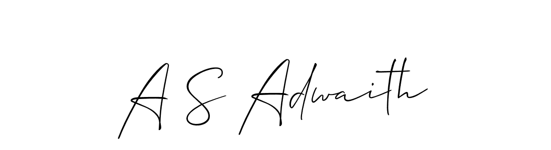 It looks lik you need a new signature style for name A S Adwaith. Design unique handwritten (Allison_Script) signature with our free signature maker in just a few clicks. A S Adwaith signature style 2 images and pictures png