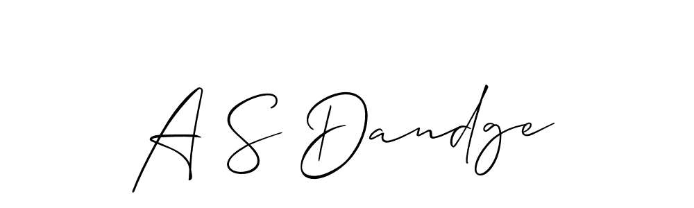 Once you've used our free online signature maker to create your best signature Allison_Script style, it's time to enjoy all of the benefits that A S Dandge name signing documents. A S Dandge signature style 2 images and pictures png