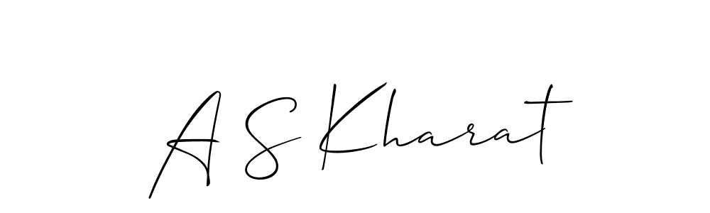 Similarly Allison_Script is the best handwritten signature design. Signature creator online .You can use it as an online autograph creator for name A S Kharat. A S Kharat signature style 2 images and pictures png