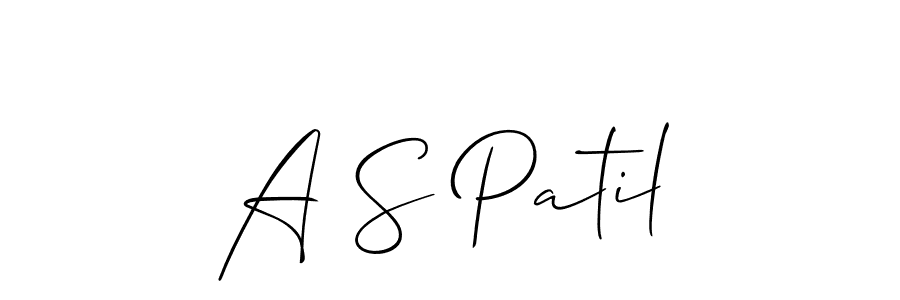 You can use this online signature creator to create a handwritten signature for the name A S Patil. This is the best online autograph maker. A S Patil signature style 2 images and pictures png