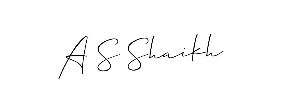 Best and Professional Signature Style for A S Shaikh. Allison_Script Best Signature Style Collection. A S Shaikh signature style 2 images and pictures png