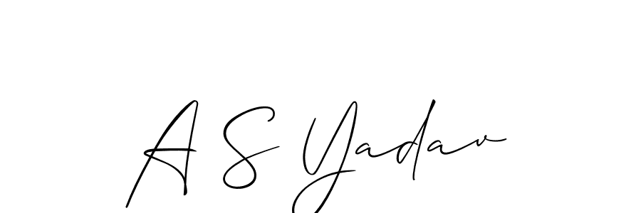 See photos of A S Yadav official signature by Spectra . Check more albums & portfolios. Read reviews & check more about Allison_Script font. A S Yadav signature style 2 images and pictures png