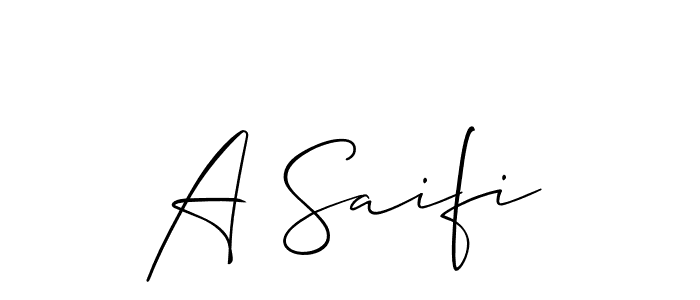 Make a beautiful signature design for name A Saifi. Use this online signature maker to create a handwritten signature for free. A Saifi signature style 2 images and pictures png