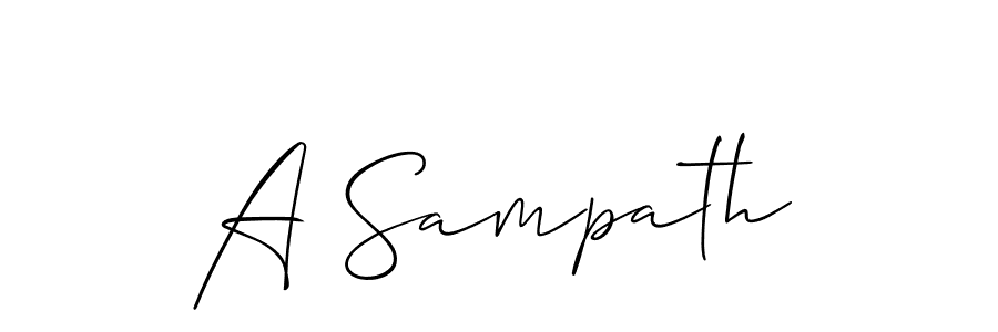 Here are the top 10 professional signature styles for the name A Sampath. These are the best autograph styles you can use for your name. A Sampath signature style 2 images and pictures png