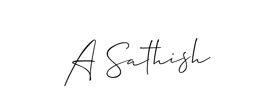 Here are the top 10 professional signature styles for the name A Sathish. These are the best autograph styles you can use for your name. A Sathish signature style 2 images and pictures png