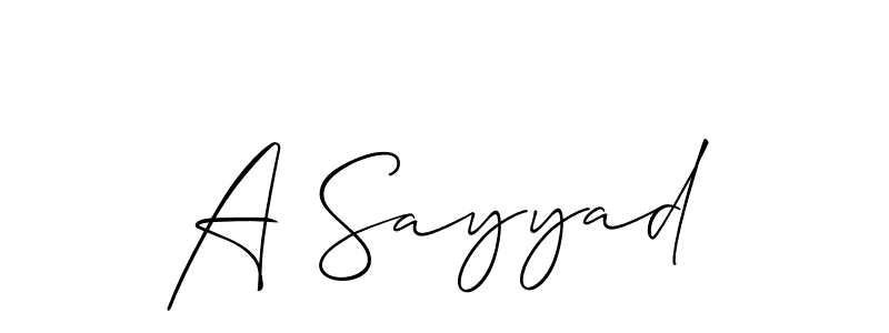 This is the best signature style for the A Sayyad name. Also you like these signature font (Allison_Script). Mix name signature. A Sayyad signature style 2 images and pictures png