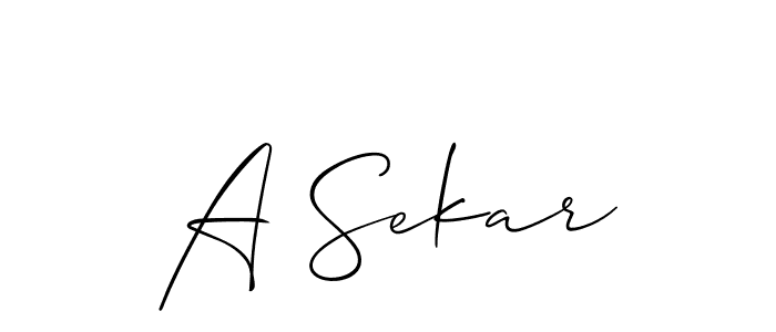 This is the best signature style for the A Sekar name. Also you like these signature font (Allison_Script). Mix name signature. A Sekar signature style 2 images and pictures png