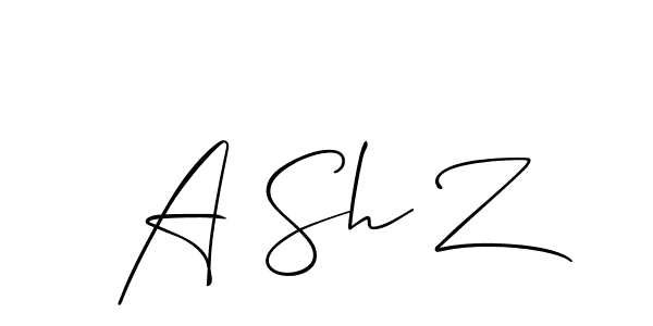 You can use this online signature creator to create a handwritten signature for the name A Sh Z. This is the best online autograph maker. A Sh Z signature style 2 images and pictures png