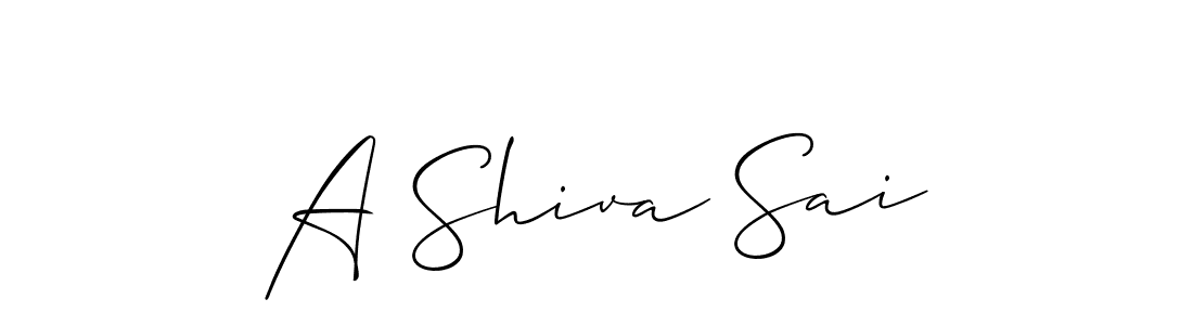 You should practise on your own different ways (Allison_Script) to write your name (A Shiva Sai) in signature. don't let someone else do it for you. A Shiva Sai signature style 2 images and pictures png