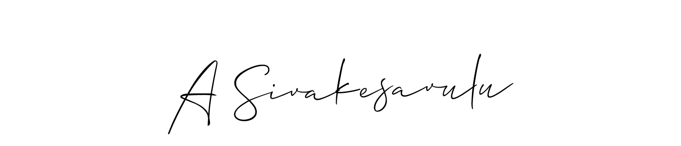 Make a beautiful signature design for name A Sivakesavulu. Use this online signature maker to create a handwritten signature for free. A Sivakesavulu signature style 2 images and pictures png