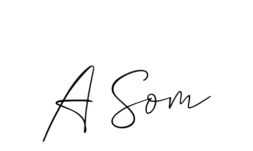 You can use this online signature creator to create a handwritten signature for the name A Som. This is the best online autograph maker. A Som signature style 2 images and pictures png