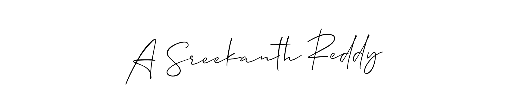 See photos of A Sreekanth Reddy official signature by Spectra . Check more albums & portfolios. Read reviews & check more about Allison_Script font. A Sreekanth Reddy signature style 2 images and pictures png