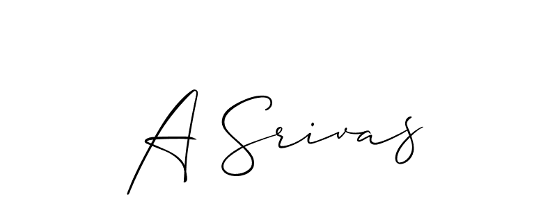 How to Draw A Srivas signature style? Allison_Script is a latest design signature styles for name A Srivas. A Srivas signature style 2 images and pictures png